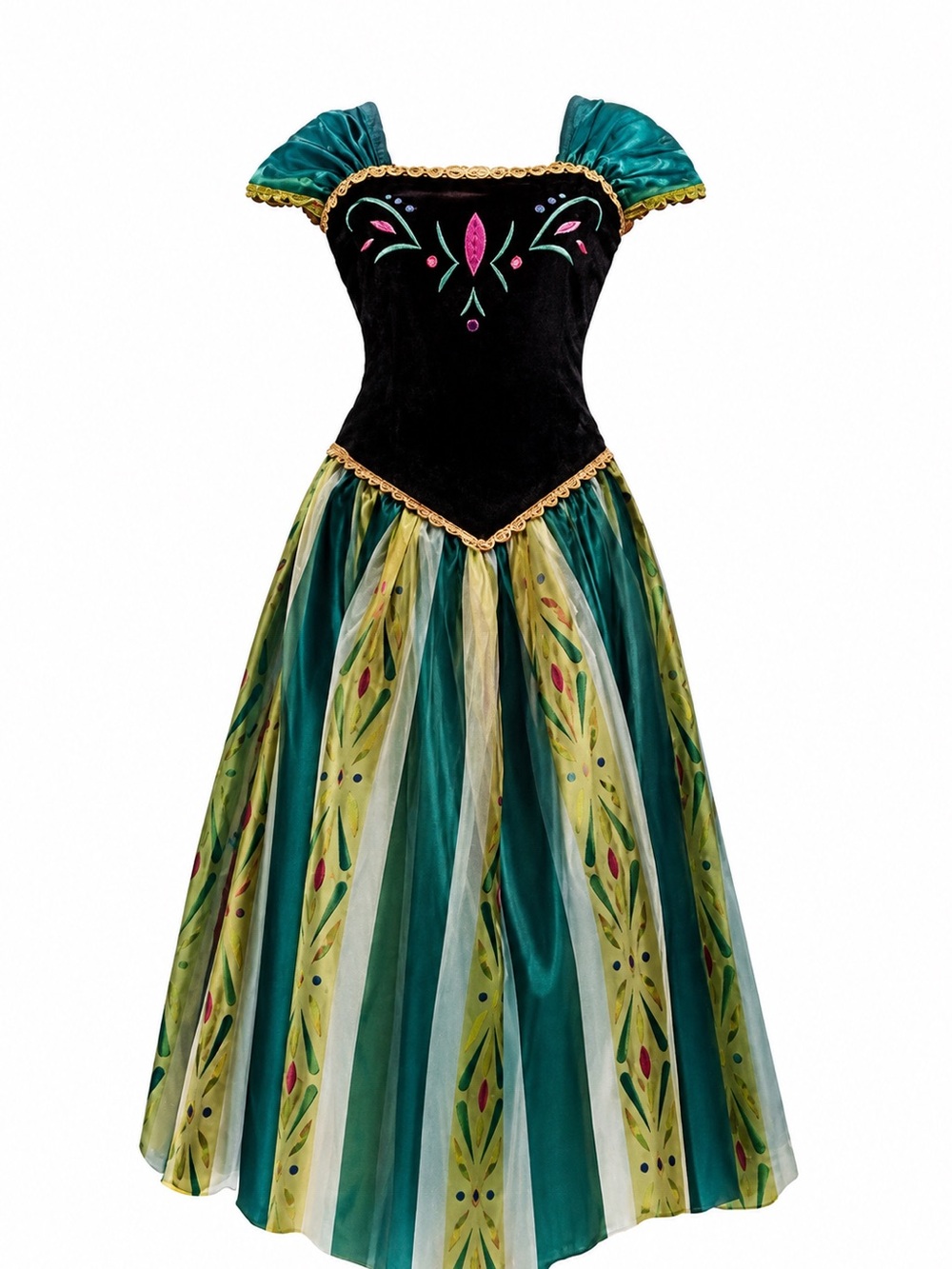 Princess Fiona Dress Costume Women’s Size XL Halloween Cosplay Shrek Velvet Top